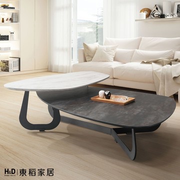 【H&D東稻家居】馬里奧造型陶板組茶几THY2-04783)