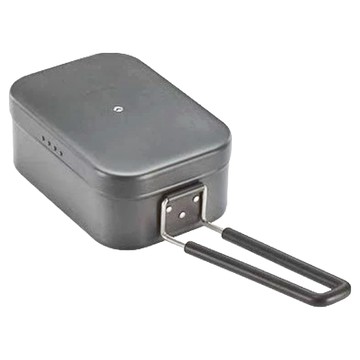 Campingmoon 柯曼 鋁製飯盒 H-2013 大號  灰色  1個