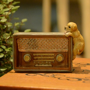 創意可愛迷你懷舊仿真家具貓擺件客廳小裝飾品禮物汽車車內情人節