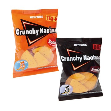 EAT MY SOCKS  / 襪子 / 快餐系列 / 玉米片 造型 潮流 時尚