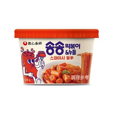 農心泰耕 洞洞辣炒年糕冬粉碗裝-原味(128g)