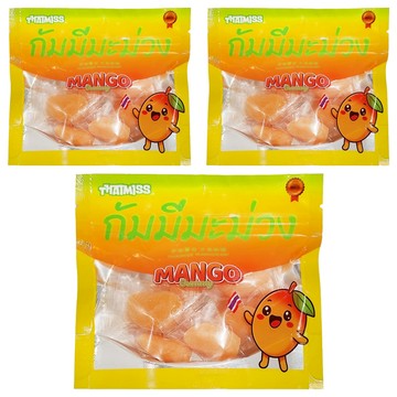 Thai Miss泰國泰想念芒果寶寶軟糖72g*3包 - Q彈軟糯，獨立包裝，方便攜帶  72g  3袋