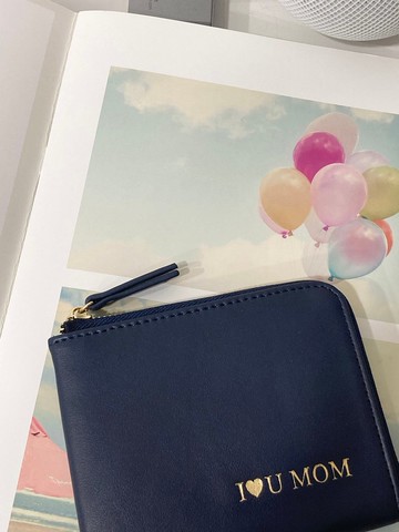 【HOT】 L型錢包 短夾 零錢包 卡夾 英文燙金 週年慶 情人節 禮物