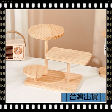 🔥臺灣出貨🔥可開發票✅【大同小藝】階梯展示架 實木 置物架 擺攤 創意飾品 擺件 多肉 桌面 展示臺 陳列架 架子