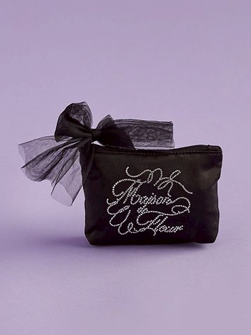 柔美蝴蝶結品牌鑲鑽迷你收納袋(08000342400) - Maison de FLEUR