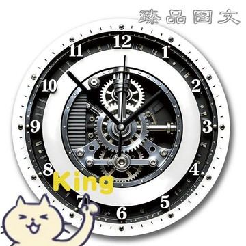 【臺灣出貨】機械時鐘 工業風壁鐘 靜音牆掛時鐘 金屬掛鐘 立體機械齒輪掛鐘 復古美式工業擺設 工作室硬派牆面時鐘