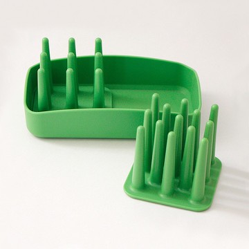 日本OKA Vegi mage日製直立式蔬菜保存收納架-2色可選