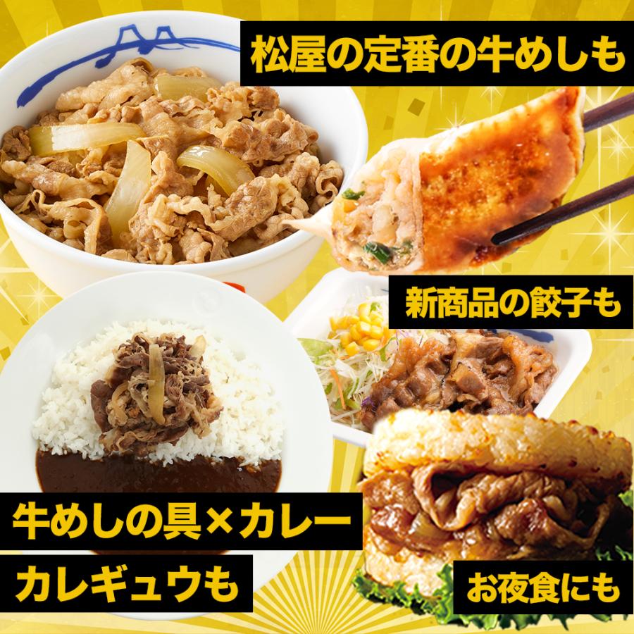 2023年 松屋のてんこもり福袋！9種30食入り 冷凍食品 保存食 一人暮らし 牛丼 まつや