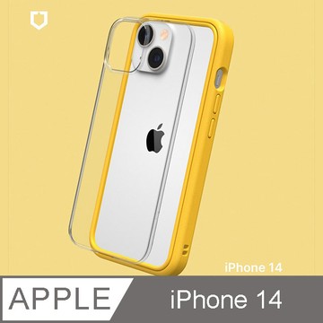 RHINO 【Shield 盾】iPhone 14 Mod NX 邊框背蓋兩用手機殼-黃色