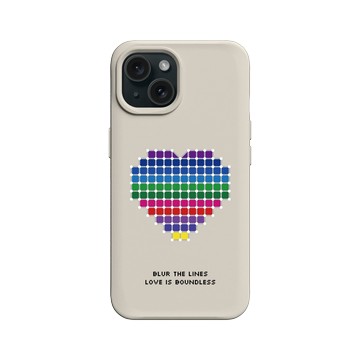 iPhone 15 SolidX 貝殼灰 - PRIDE 2024: Love in All Forms - 看見愛，無視界線
