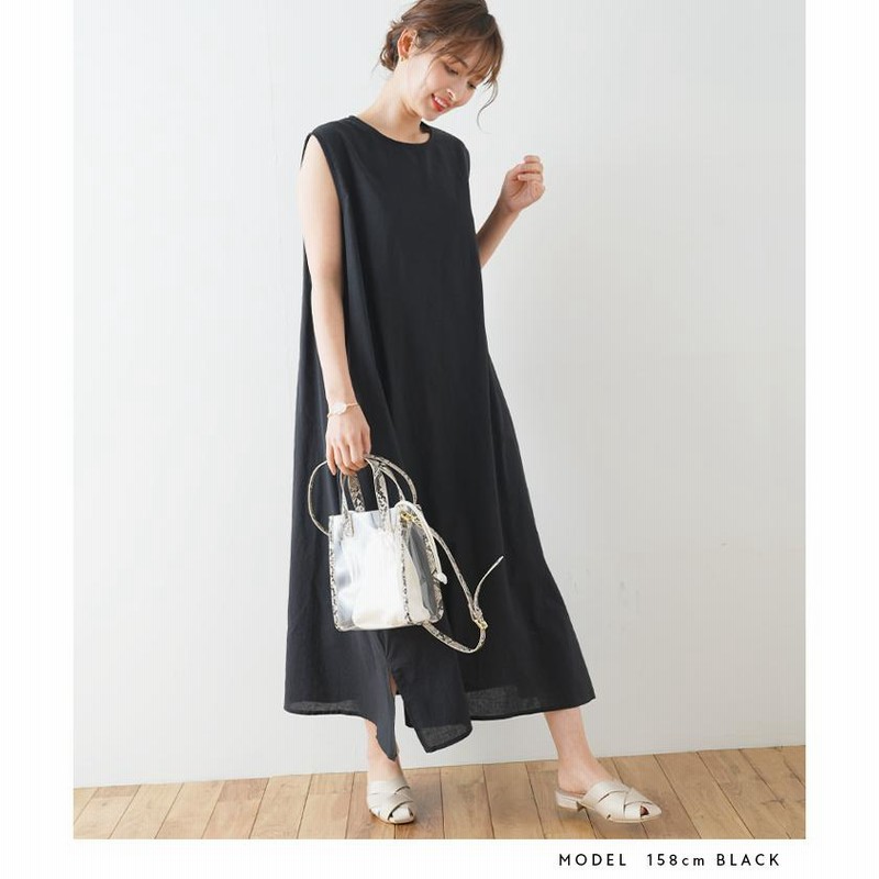 ワンピース Aラインワンピース ノースリーブ タンクトップ