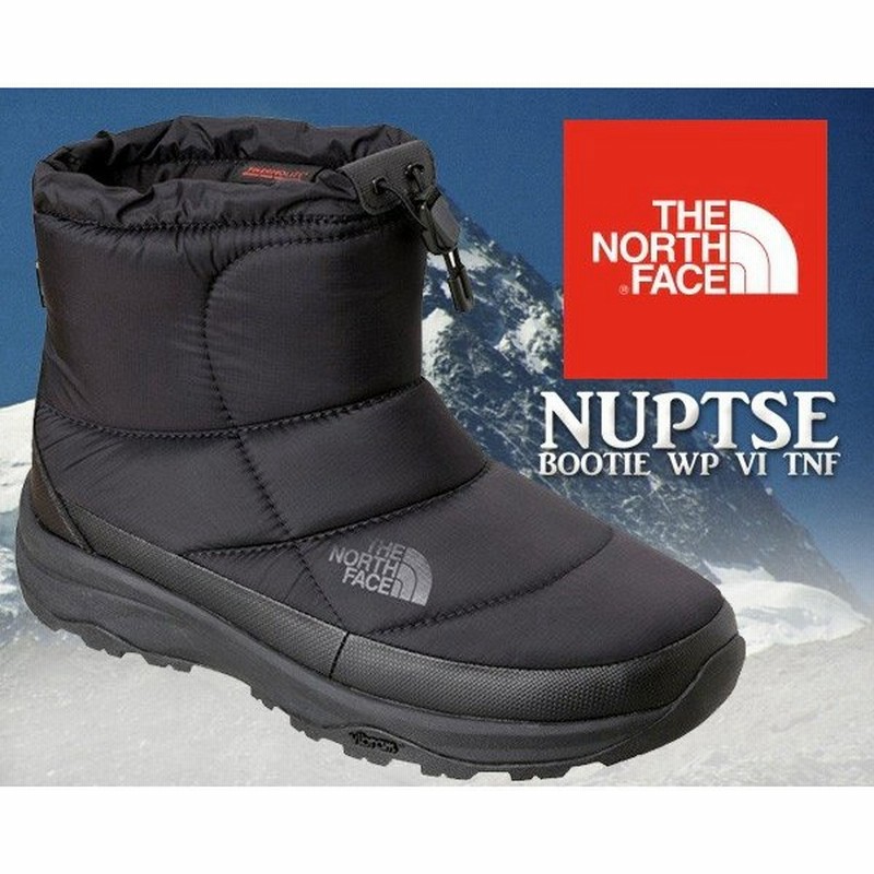 ノースフェイス ヌプシブーツ The North Face Nuptse Bootie Wp Vi Tnf Black 通販 Lineポイント最大0 5 Get Lineショッピング