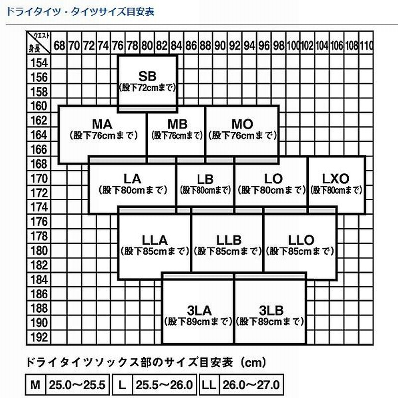 ダイワ ドライタイツ（ソックス先割） DD-4000V35 ブラック LLB 鮎