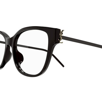 Saint Laurent Eyewear Sl M48o_b/f001 Black Black Transpare