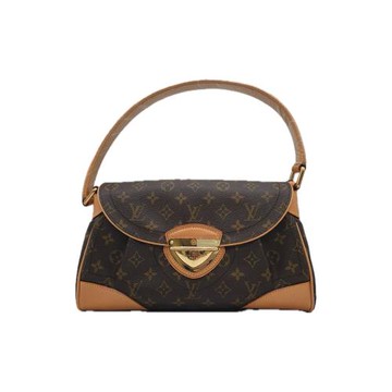 【二手精品 9.9成新】LV中古金豆夢露中號手提肩背包(更換植鞣革) 編號L196