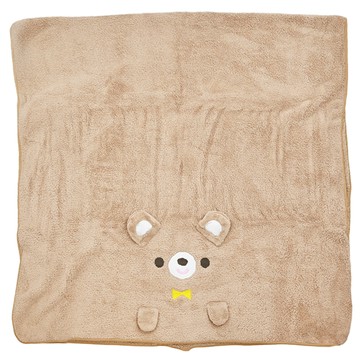 Skater 拉拉熊Rilakkuma 速乾吸水大浴巾 60*120cm  拉拉熊Rilakkuma 淺棕色  1條