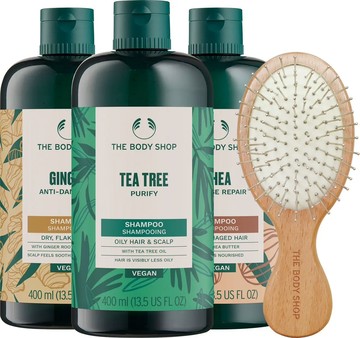 【THE BODY SHOP】植萃洗髮組