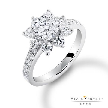 亞帝芬奇 GIA 1克拉 DVVS2 2VG 天然鑽石 戒指 輝煌閃耀 PT950鉑金台