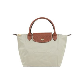 LONGCHAMP M號長把LE PLIAGE摺疊水餃包(小石子灰)