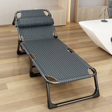 折疊床辦公室午休神器加固行軍床結實耐用睡椅醫院陪護床便攜躺椅