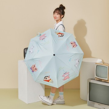 【Crayon Shinchan】蠟筆小新-摺疊傘-薄荷綠 SH00D07MI