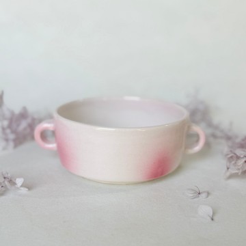 櫻花甜白。陶瓷碗 濃湯碗 飯碗 湯碗 陶藝 新年禮物