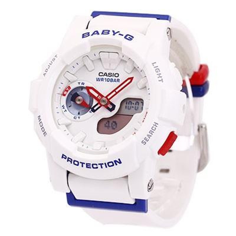 CASIO カシオ Baby-G ベビージー ベビーG 腕時計 時計 White Tricolor Series レディース アナログ デジタル 防水  カジュアル アウトドア スポーツ BGA-185TR-7A | LINEブランドカタログ