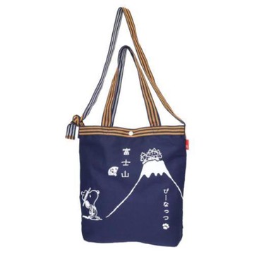 小禮堂 史努比 x ROOTOTE 斜肩背兩用袋 (富士山款)