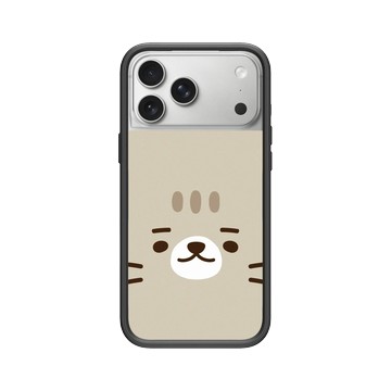 iPhone 17 Pro Max Mod NX -邊框背蓋組合 (相機按鈕) 黑 - 柴語錄 Shiba Says - 太子大臉(直)