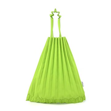 ISSEY MIYAKE 三宅一生 MEME系列 素色摺疊樹幹包(大/蘋果綠)-慈濟