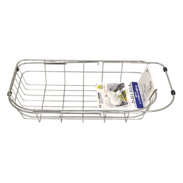 KAI 貝印 半弧型水槽碗盤瀝水架  55 x 21 x 8cm  銀色  1個