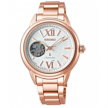 SEIKO SK037 精工錶 Lukia系列 4R38-01W0K (SSA794J1) 玫瑰金經典機械女錶 34mm