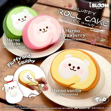 新🔥ibloom小白熊蛋卷 小白熊瑞士卷 慢回彈