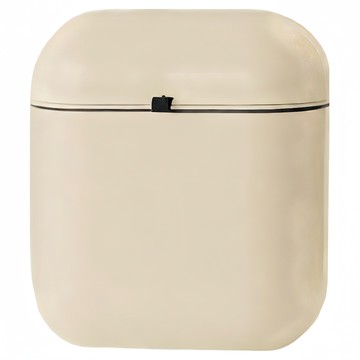 沐慕家居 廚房壁掛式廚餘垃圾桶 12L 塑膠  26 x 29.5cm  奶茶棕  1個