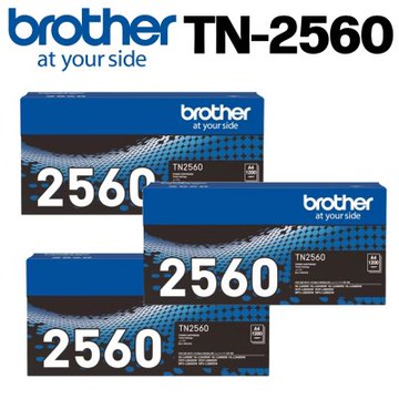 【3入】brother TN-2560 TN2560 原廠黑色碳粉匣(適用 L2460DW L2805DW L2885DW)