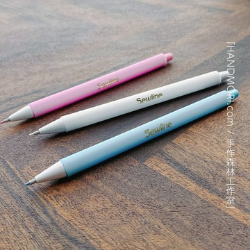 手作森林 日本製 Sewline【三角自動粉土筆-3色入】1.3mm 不易斷 蝴蝶牌 墨西哥筆 水消筆 記號筆