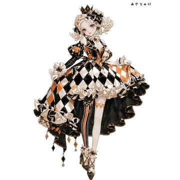 【6 月新品】07-133-0124 人物貼紙 馬戲團風格
