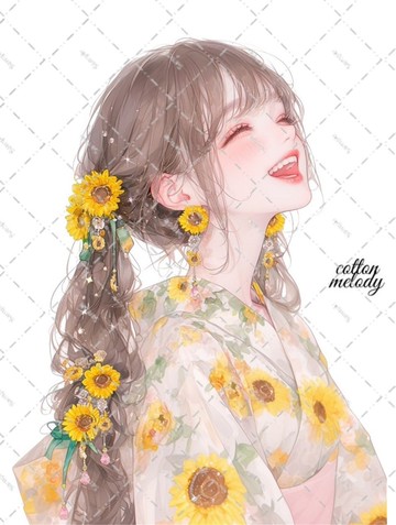 原創貼紙 no.6157 人物貼紙 原創貼紙 女孩貼紙 原創人物貼紙