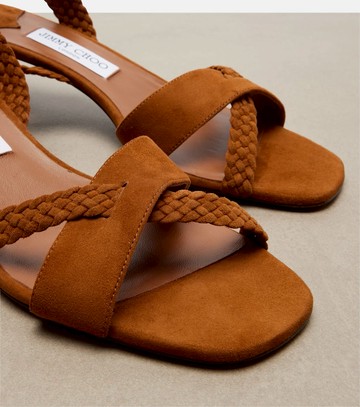 Jimmy Choo Rori braided suede sandals