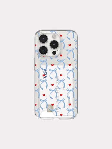 Vintage Ribbon Pattern Design Phone Case [Blue]