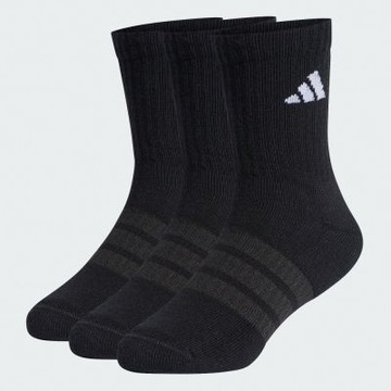 【adidas 愛迪達】 SPORTSWEAR 中筒襪 3 雙入 童襪 JZ0527