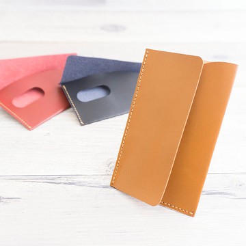 真皮 【纖巧卡片夾】 卡片 名片 輕薄 夾 義大利 小物 禮物 贈禮 HH02K