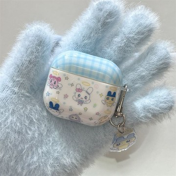 耳機殼 ins風翅膀拓麻歌子適用AirPods1/2代耳機套無線藍牙蘋果3/4代pro