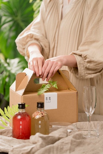 茗茗康普茶香檳永續精品康普茶 零碳永續組6瓶(青心檸檬/草莓森肉