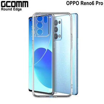 GCOMM OPPO Reno6 Pro 清透圓角防滑邊保護套 Round Edge
