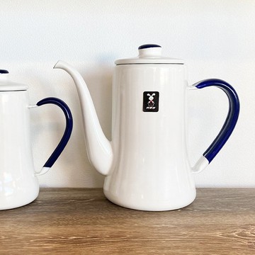 原廠正品 日本月兔印 100週年紀念色日製細口琺瑯手沖壺-1.2L