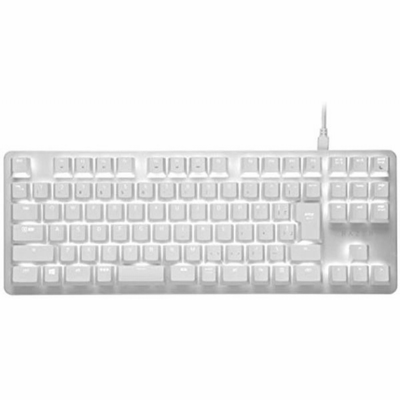 Razer Blackwidow Lite Jp Mercury White メカニカルキーボード 静音 オレンジ軸 テンキーレス 日本語配 通販 Lineポイント最大0 5 Get Lineショッピング