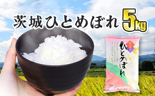 令和5年産 茨城ひとめぼれ 5kg 1袋 ひとめぼれ 白米 精米 ごはん お米 国産 茨城県産 守谷市 送料無料