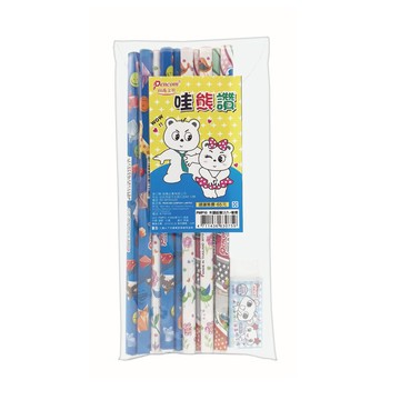 【尚禹】木頭鉛筆10入+橡擦組 12袋/包 PWP-10