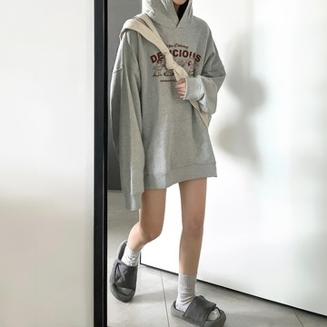 简约式帽T 顯瘦 小個子可爱女生上衣 連帽衛衣 韓系多色慵懶風 抗皺  銀狐絨帽T 重磅帽T 刷毛帽T 大尺碼